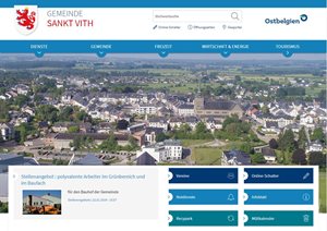Ostbelgien - Neue Gemeindewebsite Sankt Vith